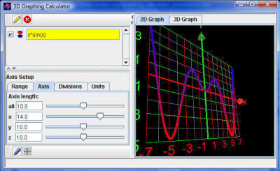 Graphing Caculator 3D: Plotting 2D functions