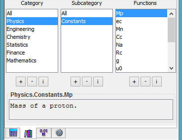 Global Constants in Calculator