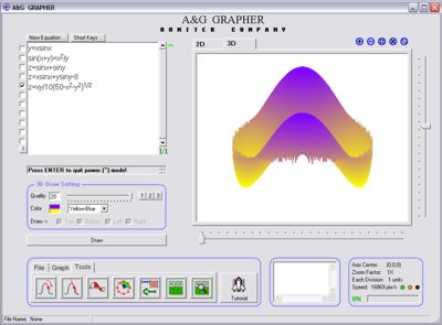 equation grapher in action