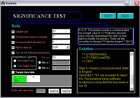 Solving statistics problems - solve significant test of hypothesis