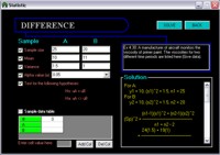 Statistics tutorial - solve group difference test of hypothesis